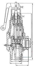 A27型微啟式安全閥