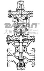直接作用薄膜式減壓閥結構圖