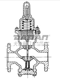 直接作用波紋管式減壓閥結構圖