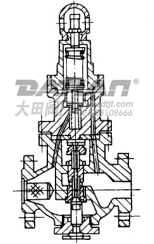 先導波紋管式減壓閥結構圖